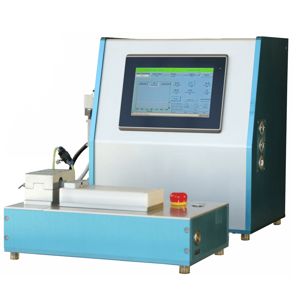 Catheter soft tip bonding butt joint welding system